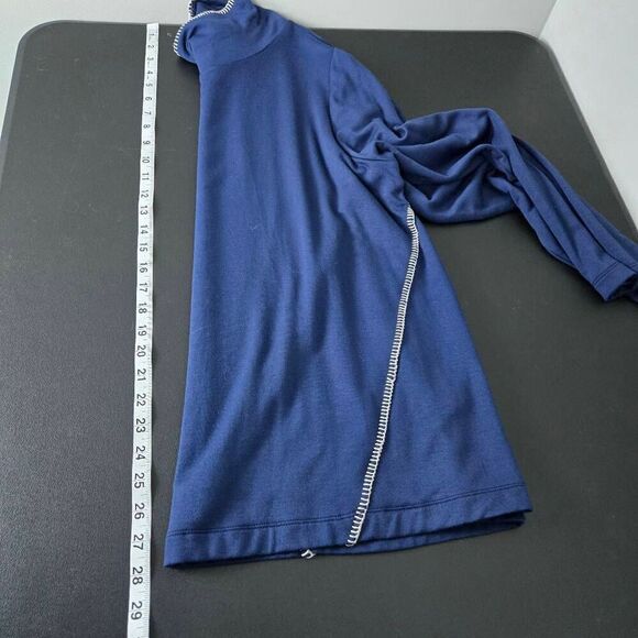 Pure Jill Womens Tranquility Fleece Sweater Size Large Blue Cowl Neck Cozy Layer - Picture 6 of 6